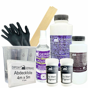 Epoxidharz-Set-Anfänger Blau04-Blau09