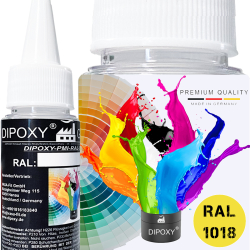 Dipoxy-PMI-RAL 1018  - Pigment de base extr&ecirc;mement...