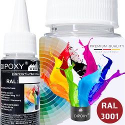 Dipoxy-PMI-RAL 3001 gris&aacute;ceo extremadamente alta concentrada, pasta de color para resina epoxi, resina de poli&eacute;ster, sistemas de poliuretano, hormig&oacute;n, barnices, pintura l&iacute;quida para joyas
