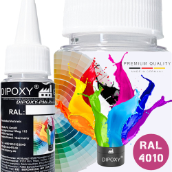 Dipoxy-PMI-RAL 4010 TELEMAGENTA Extrem hoch konzentrierte Basis Pigment Farbpaste Farbmittel f&uuml;r Epoxidharz, Polyesterharz, Polyurethan Systeme, Beton, Lacke, Fl&uuml;ssigfarbe Kunstharz Schmuck