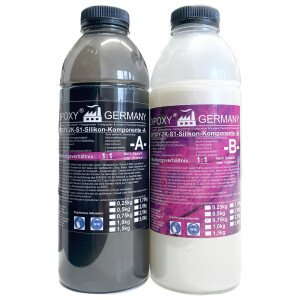 Dipoxy 3000g Premium 2 Komponenten Silikon Typ S1...