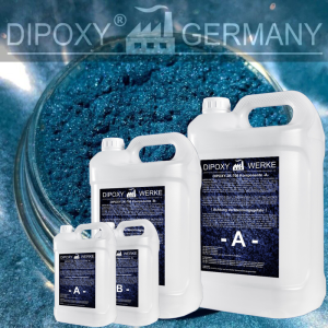Epoxidharz + Effekt-Pigment-Blau 06 Gießharz Epoxy...
