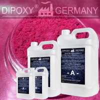 Epoxidharz + Effekt-Pigment-Pink 03 Gießharz Epoxy Tisch Boden Pink
