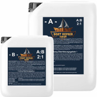 Epoxidharz Boat Repair 60kg resin epoxy Laminierharz Boot-Reparatur, Bootsbau, KFZ, Flugzeugbau, Modellbau, Formenbau, Auto GFK Prototyping 2K Harz & Härter EP transparent, geruchsarm UV Stab.Dipoxy
