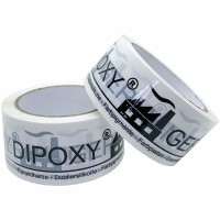 Dipoxy - 2 cintas de corte para resina epoxi, formas de madera, pl&aacute;stico, etc. color blanco (Formentrennband 2Stk wei&szlig;)