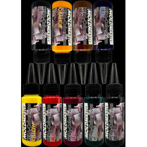 KERA-Colordrops-MoldMaster-GREEN, 50ml Extrem hoch konzentrierte Pigment Farbpaste Farbmittel für Gießpulver, Gips, Wandfarben auf Wasserbasis