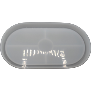 Silikonform Epoxidharz Gießmasse Oval Untersetzer...