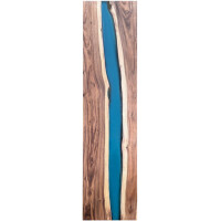 Epoxidharz Tischplatte River Table Blau  gallery