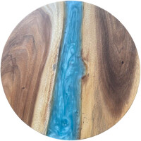 Epoxidharz Tischplatte River Table Rund  gallery