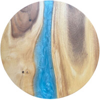 Epoxidharz Tischplatte River Table Rund  gallery