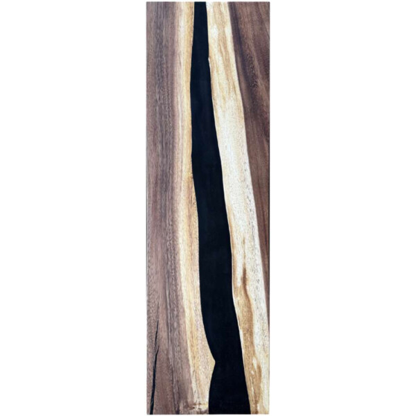 Epoxidharz Treppenstufe Massivholz Walnuss Schwarz River Optik 1000-300-40mm