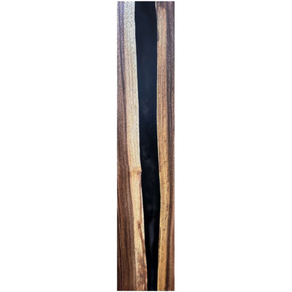 Epoxidharz Treppenstufe Massivholz Walnuss Schwarz River Optik 1000-300-22mm