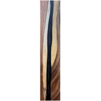 Epoxidharz Treppenstufe Massivholz Walnuss Schwarz River Optik 1000-300-22mm