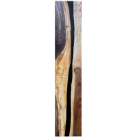 Epoxidharz Treppenstufe Massivholz Walnuss Schwarz River Optik 1000-300-22mm