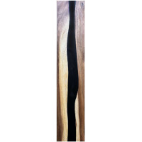 Epoxidharz Treppenstufe Massivholz Walnuss Schwarz River Optik 1000-300-22mm