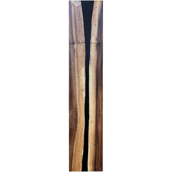 Epoxidharz Treppenstufe Massivholz Walnuss Schwarz River Optik 1000-300-22mm