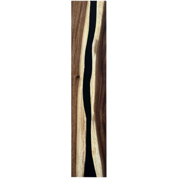 Epoxidharz Treppenstufe Massivholz Walnuss Schwarz River Optik 1000-300-22mm