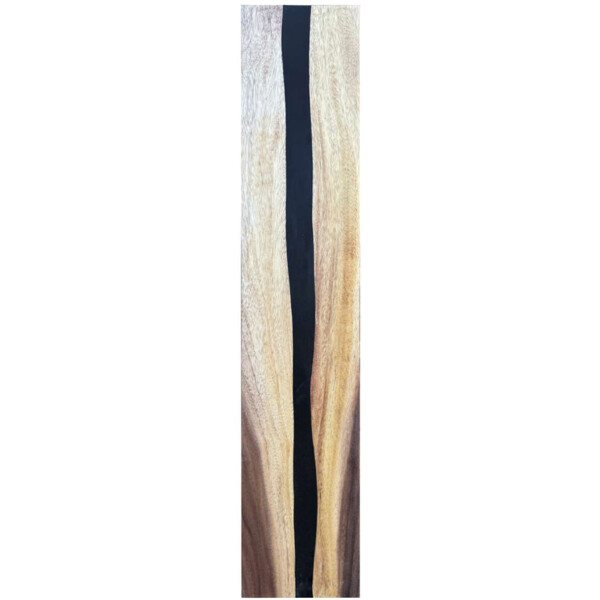 Epoxidharz Treppenstufe Massivholz Walnuss Schwarz River Optik 1000-300-22mm