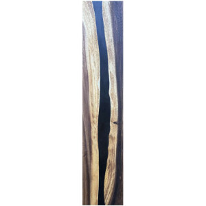 Epoxidharz Treppenstufe Massivholz Walnuss Schwarz River...