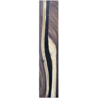 Epoxidharz Treppenstufe Massivholz Walnuss Schwarz River Optik 1000-300-22mm