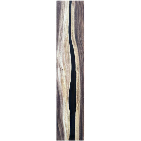 Epoxidharz Treppenstufe Massivholz Walnuss Schwarz River Optik 1000-300-22mm
