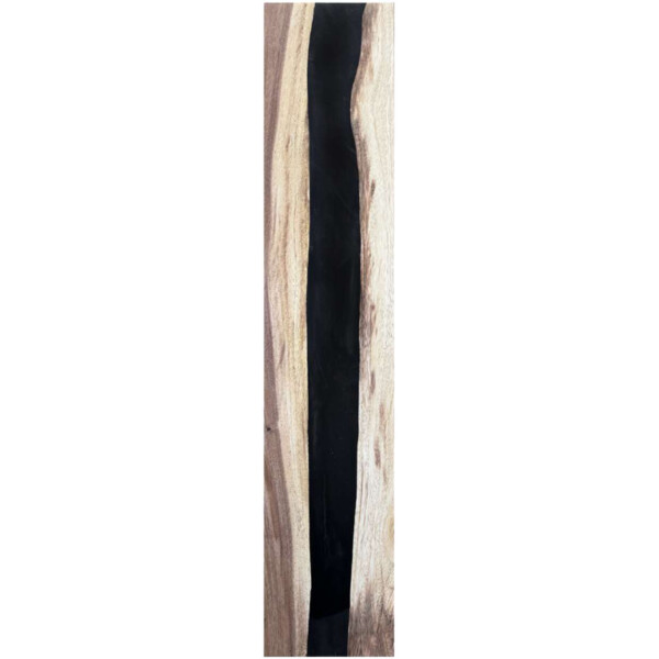 Epoxidharz Treppenstufe Massivholz Walnuss Schwarz River Optik 1000-300-22mm