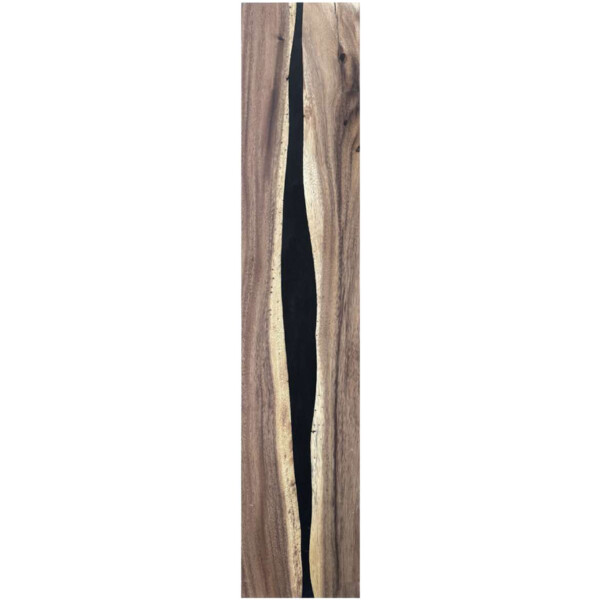 Epoxidharz Treppenstufe Massivholz Walnuss Schwarz River Optik 1000-300-22mm
