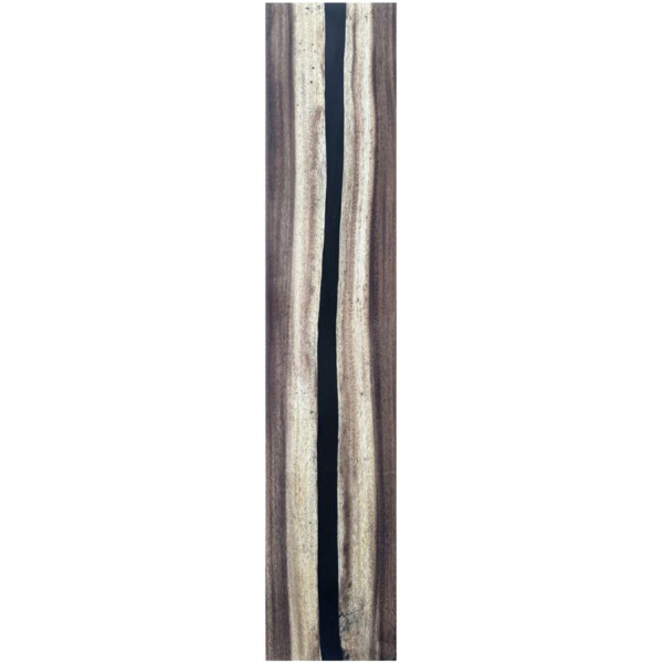 Epoxidharz Treppenstufe Massivholz Walnuss Schwarz River Optik 1000-300-22mm
