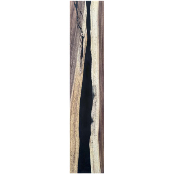 Epoxidharz Treppenstufe Massivholz Walnuss Schwarz River Optik 1000-300-22mm