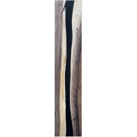 Epoxidharz Treppenstufe Massivholz Walnuss Schwarz River Optik 1000-300-22mm