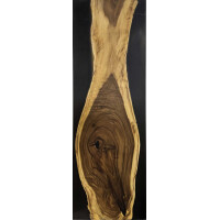 Epoxidharz Tischplatte River Table Schwarz Walnuss Massivholz 1980-660-37mm