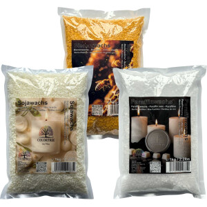 Bienenwachs Kerzenwachs Pastillen Wachs natur rein für Duftkerzen DIY 1kg Gelb