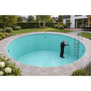 DIPOXY Pool Paint 2K Epoxidharz Poolfarbe 2:1 Epoxy Beschichtung für Pool, Schwimmbad, Beton
