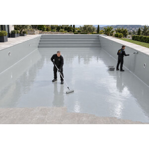 DIPOXY Pool Paint 2K Epoxidharz Poolfarbe 2:1 Epoxy Beschichtung für Pool, Schwimmbad, Beton