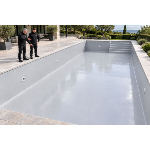 DIPOXY Pool Paint 2K Epoxidharz Poolfarbe 2:1 Epoxy Beschichtung für Pool, Schwimmbad, Beton