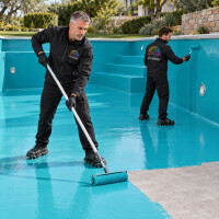DIPOXY Pool Paint 2K Epoxidharz Poolfarbe 2:1 Epoxy Beschichtung für Pool, Schwimmbad, Beton