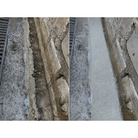 Epoxidharzmörtel 2K Reparaturmörtel für Beton, Estrich & Boden - Reparatur & Ausbesserung 5 kg ca. RAL 7032 Sandgrau | DIPOXY