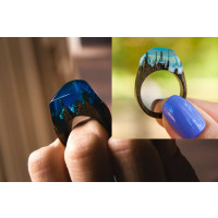 R&eacute;sine &Eacute;poxyde Effet Pigments Perle 01 Bleu &Eacute;poxy Oxyde Poudre de Pigment B&eacute;ton