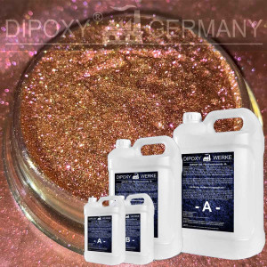Epoxidharz +10g Effekt-Pigment-Gold 02 Gie&szlig;harz Epoxy Tisch Boden Gold