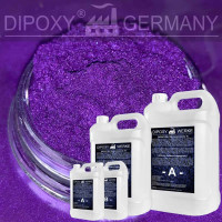 Epoxidharz +10g Effekt-Pigment-Lila 01Gie&szlig;harz Epoxy Tisch Boden Purple