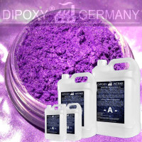 Epoxidharz +10g Effekt-Pigment-Lila 02 Gie&szlig;harz Epoxy Tisch Boden Purple