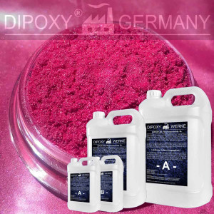 Epoxidharz +10g Effekt-Pigment-Pink 01Gie&szlig;harz...