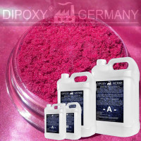 Epoxidharz +10g Effekt-Pigment-Pink 01Gie&szlig;harz Epoxy Tisch Boden Pink