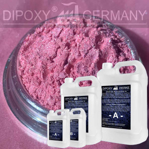 kg Epoxy Resin + 10g Effect-Pigment-Pink 02 resin Epoxy Table Floor Pink