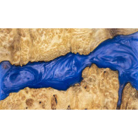 R&eacute;sine &Eacute;poxy Clair Epoxy Epoxydharz Epoxy Stratification 0,75kg + 10g 02 Bleu
