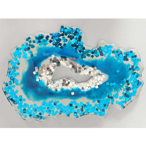 Dipoxy Coarse Glitter 6x6mm Turquoise