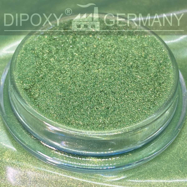 Pigmenti effetto resina epossidica Perla 07 verde Pigmento colore epossidico in polvere