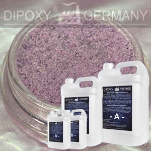 Epoxidharz + Effekt-Pigment-Lila 06 Gie&szlig;harz Epoxy Tisch Boden Purple