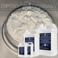 Epoxidharz +10g Effekt-Pigment-Wei&szlig; 01Gie&szlig;harz Epoxy Tisch Boden White