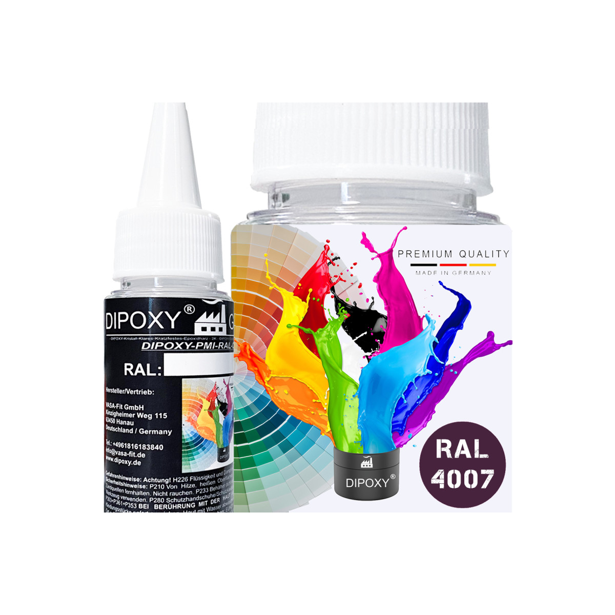 Dipoxy-PMI-RAL 4007 PURPURVIOLETT Extrem hoch...